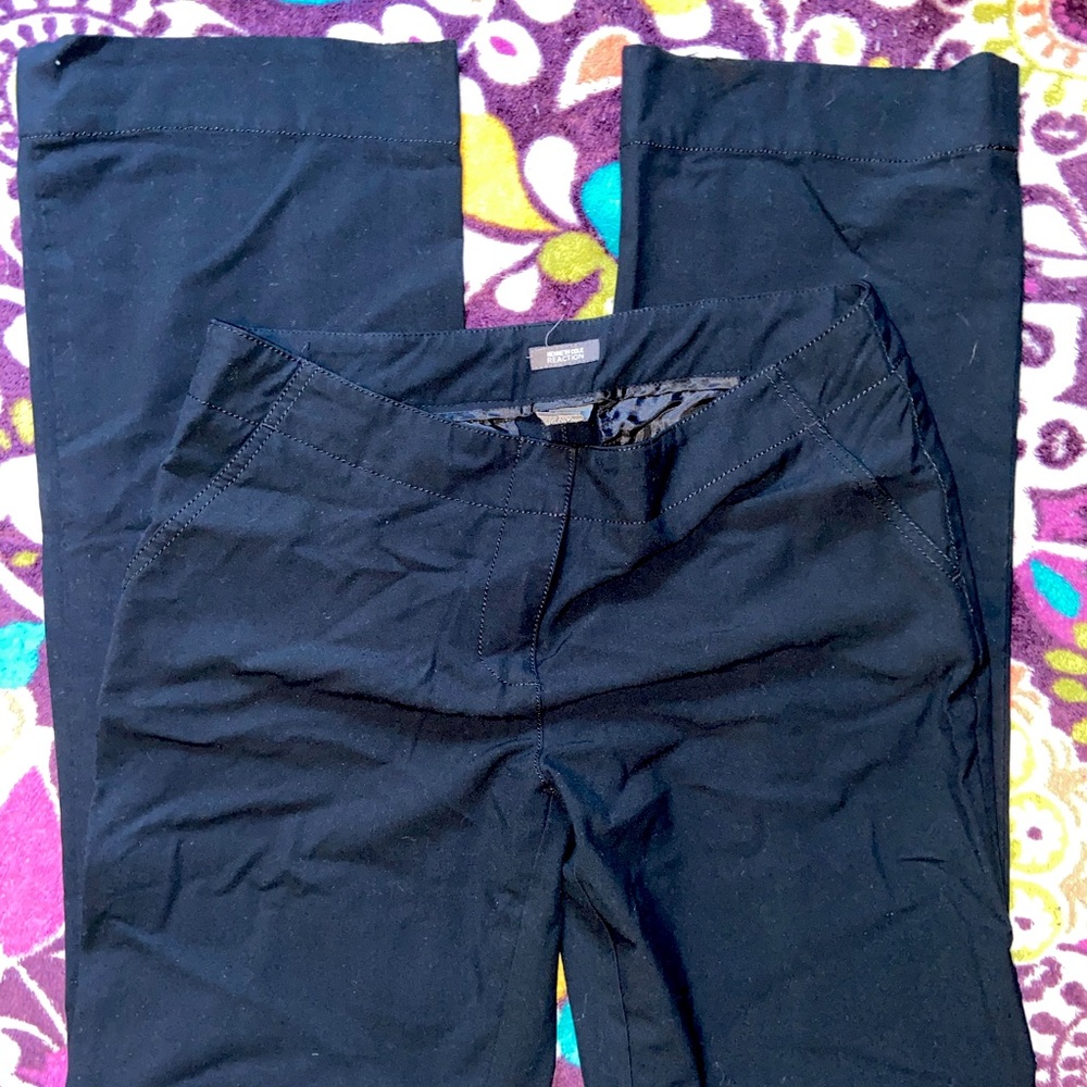 Kenneth Cole Reaction Size 6 Black Trousers